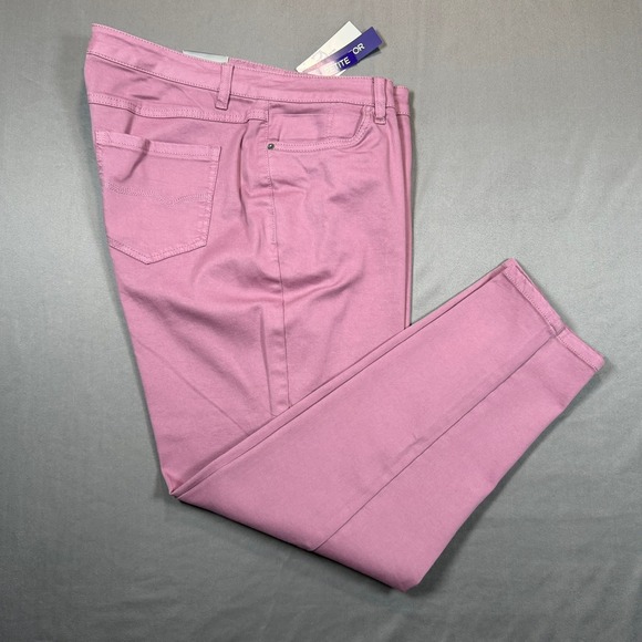 Catherines Denim - Catherines Jegging Womens 14/16WP Pink Petite Stretch Slim Fit Casual Pants